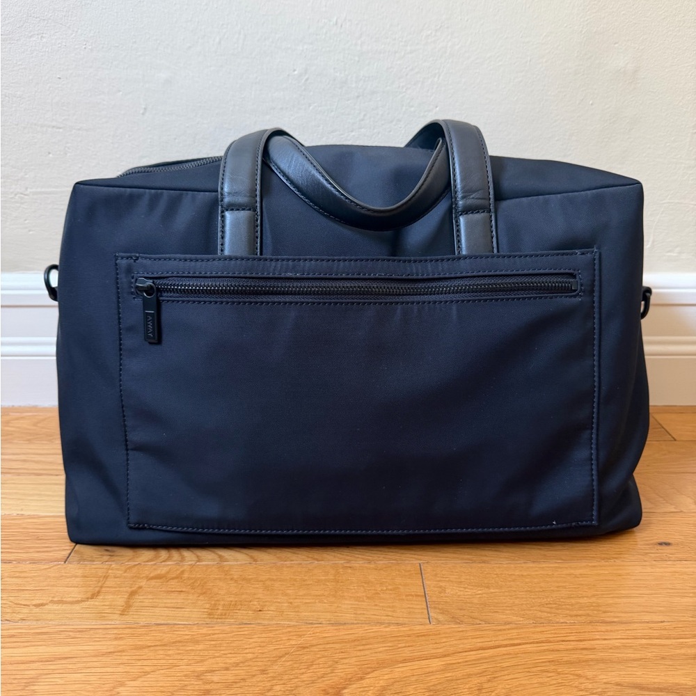 Away Everywhere Bag Black Nylon Travel Tote Carry On Weekender Laptop Bag